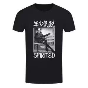 Tokyo Spirit Mens Spirited T-Shirt (M) (Black/White/Grey)