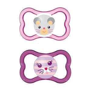 MAM Air 6+M Soother - Pink