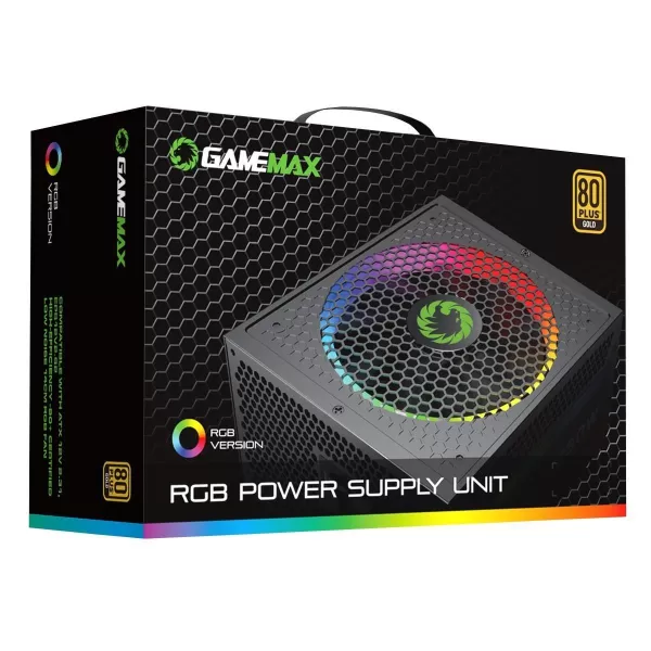 GameMax 850W Pro 850W Modular Power Supply 80 Plus Gold