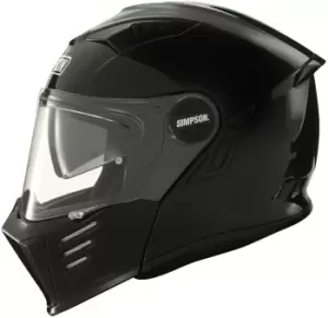 Simpson Darksome Solid Motorcycle Helmet, black, Size XL, black, Size XL