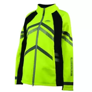 Weatherbeeta Unisex Adult Reflective Fleece Lined Soft Shell Jacket (XL) (Hi Vis Yellow)