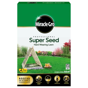 Miracle-Gro Professional Super Seed Hard Wearing Lawn 66m2 - 2kg