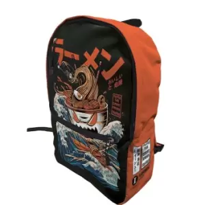 Ilustrata Great Ramen Backpack (One Size) (Black/Orange/Blue)