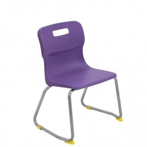 TC Office Titan Skid Base Chair Size 3, Purple