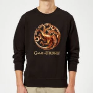 Game of Thrones Bronze Targaryen Sweatshirt - Black - 5XL