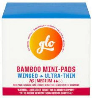 Flo Bamboo Mini-Pads For Sensitive Bladder (16 Pads)