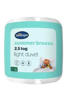 Silentnight Summer Breeze Duvet - 2.5 Tog - Size: Double - White
