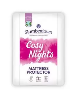 Slumberdown Cosy Nights Mattress Protector - Single - White