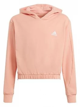 Adidas Girls M Cover Up - Pink/White, Size 11-12 Years, Women