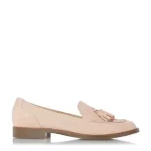 Dune Light Pink Suede 'Gimme' Loafers - 3