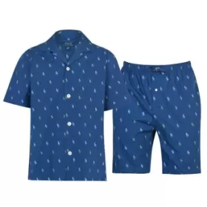 Polo Ralph Lauren All Over Print Pyjama Set - Blue