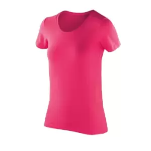 Spiro Womens/Ladies Impact Softex Short Sleeve T-Shirt (XS) (Candy)