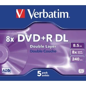 Verbatim 8x 8.5GB Blank DVDR DL