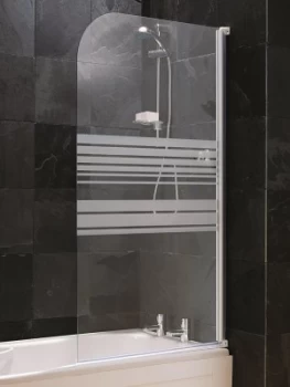Aqualux Striped Shower Screen