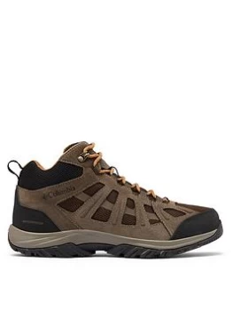 Columbia Redmond Mid Waterproof Boots - Brown, Size 8, Men