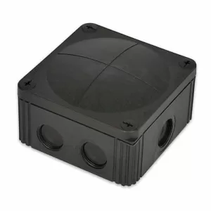 Wiska Combi 308/5 32A Black IP66 Weatherproof Junction Adaptable Box Enclosure With 5 Way Connector