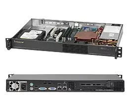 SuperChassis 510-203B - Rack - Server - Black - 1U - HDD - LAN - Power - USA - UL - FCC - CUL - CCC - EN 60950/IEC 60950 - CE - TUV - 80Plus