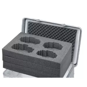ZARGES Foam block set, suitable for box with capacity of 27, 42, 60 or 73 l, height 220 mm