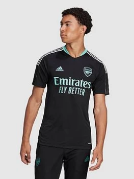 adidas 21/22 Arsenal Training Tee - Black, Size S, Men