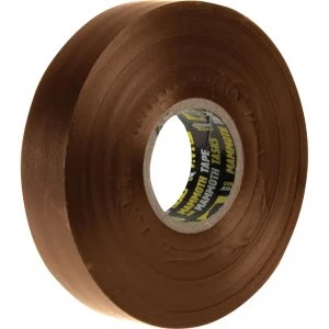 Everbuild Electrical Insulation Tape Brown 19mm 33m