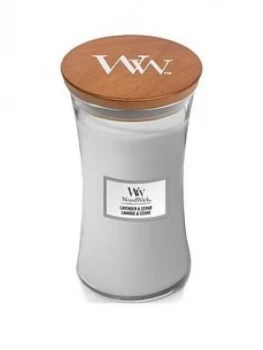 Woodwick Large Hourglass Candle ; Lavender And Cedar