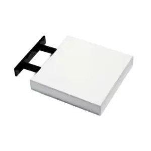 Trent 80cm narrow floating shelf kit - matt white