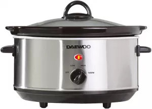 Daewoo Stainless Steel 3.5L Slow Cooker