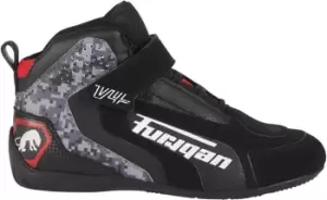Furygan V4 Vented Motorcycle Shoes, black-grey, Size 40, black-grey, Size 40