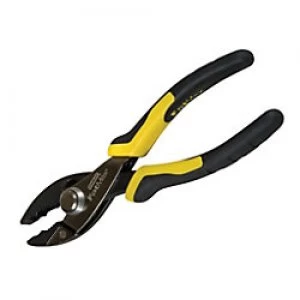 Stanley Slip Joint Plier 0-84-645 Bi-material 10 mm Chrome Steel Black, Yellow