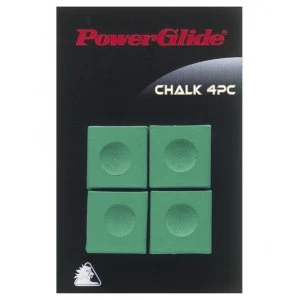 Powerglide Snooker Chalk (4 Pack) Green