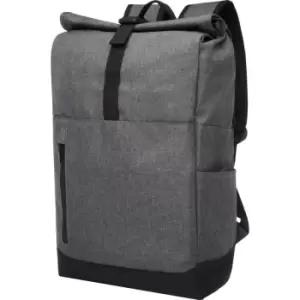 Avenue Hose 15.6" Roll Up Laptop Bag (One Size) (Solid Black/Heather Grey)