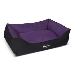 Scruffs Expedition Large Box Pet Bed - Plum