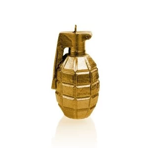 Gold Small Grenade Candle
