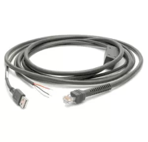 Zebra CBA-U08-C15ZAR USB cable 4.5 m USB A Grey