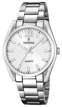 Festina F20622/1 Womens Silver Dial Stainless Steel Watch