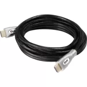 club3D HDMI Cable HDMI-A plug, HDMI-A plug 5m Black CAC-2312 High Speed HDMI with Ethernet, Flame-retardant HDMI cable