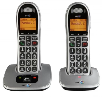 BT 4000 Twin Big Button Cordless Phone