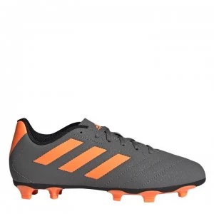 adidas Goletto Junior FG Football Boots - Grey/SolOrange