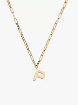 Kate Spade P Initial This Pendant, Gold, One Size