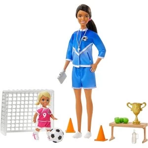 Barbie You Can be Anything Soccer Coach Playset