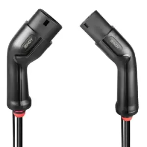 Lindy 30110 electric vehicle charging cable Black Type 1 Type 2 3 5 m