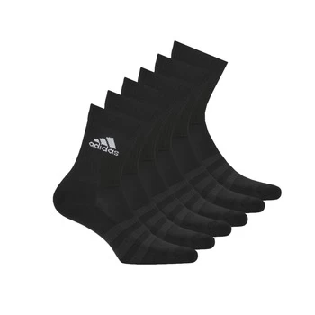 adidas CUSH CRW PACK X6 womens Sports socks in Black - Sizes XS,S,XL