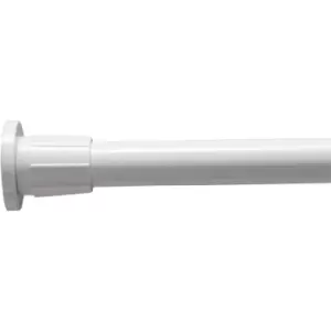 6ft Self Supporting Telescopic Rod - White - Croydex