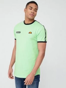 Ellesse Fedora Taped T-Shirt - Green, Size S, Men