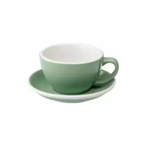 Cafe Latte cup with a saucer Loveramics Egg Mint, 300ml