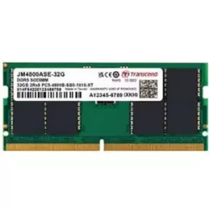 Transcend JetMemory JM4800ASE-32G Laptop RAM card DDR5 32GB 1 x 32GB 262-pin SO-DIMM CL40 JM4800ASE-32G