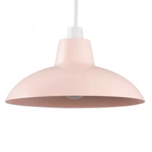 Civic Dusty Pink Metal Pendant Shade