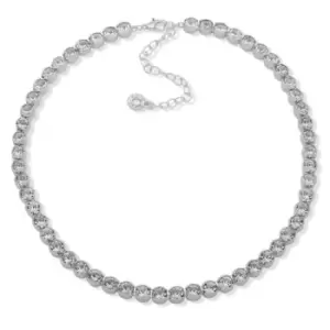 Anne Klein Ladies Anne Klein Silver Tone Crystal Necklace - Silver