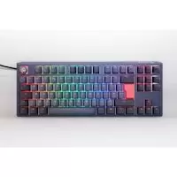 Ducky One3 Cosmic TKL 80% USB RGB Mechanical Gaming Keyboard Cherry MX Brown Switch - UK Layout