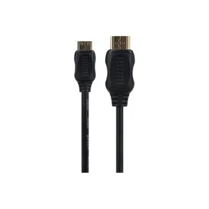Maplin Premium HDMI A Male to HDMI Mini Male Cable 1m